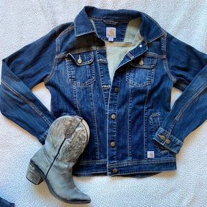 SOLD-Women’s Carhartt Jean Jacket
